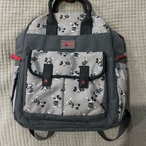 Mickey Mouse Gray Baby Bag